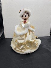 Disney Minnie Mouse 2005 Victorian Christmas Holiday Collection Tree Topper