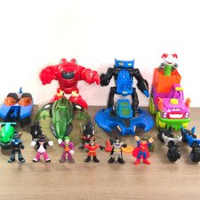 Imaginext Batman Figures Lot Figurines Toys DC Super Friends Playset Vehicles 20