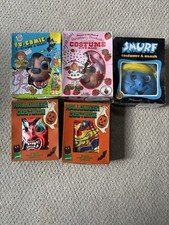 Lot Of 5 Vintage Halloween Costumes Mighty Mouse Smurfette Strawberry Shortcake