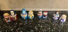 Nativity Nesting Dolls Set of 19 Holy Family Wiseman & Shepherd Angels Dove
