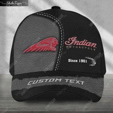 Personalized Indian Motorcycle Classic Cap, Motorcycle Racer Cap For Men