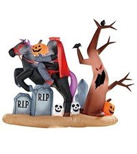 RARE 2014 NIB Gemmy 9FT Headless Horseman Airblown Inflatable Halloween