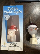 Vintage Snowman Lamp