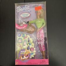 2001 Barbie Kennel Care Gift Set Real Pet Dog Sounds Mattel 53449 NEW IN BOX