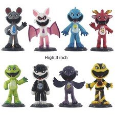 8Pcs Anime Nightmare Critters Set Figure Doll For Kids Fans Gift