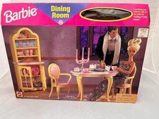 Barbie Dining Room Accessory Furniture VTG Set 1996 Folding Pretty House NIB