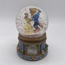 Beauty And The Beast Snow Globe Music Box Kcare Disney Princess Belle