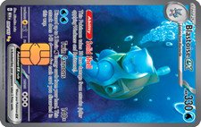 Blastoise EX Scarlet&Violet 151 Expansion Credit Debit card sticker holographic