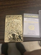 Charizard 23 Karat Gold-Plated Trading Card 1999 Special Edition