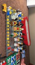 Discontinued Vintage LEGO Pirates, Workers and Calvary Minifigures with Extras
