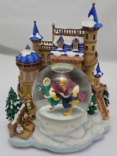 Disney Beauty and The Beast Snow Globe Winter Castle