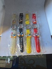 DISNEY Donald Duck Watch Lot Of 4 Vintage New But Signs Of Wear From Storage