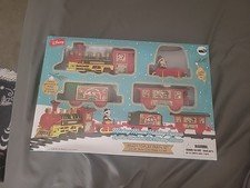 Disney Mickey Mouse Holiday Express Lights Sounds Christmas Train Set New