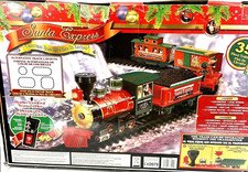 Eztec CHRISTMAS SANTA EXPRESS Train Set 35 Pieces, NRFB, Unused