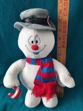 Gemmy Animated Frosty the Snowman Singing Dancing Plush Christmas 13" HTF TESTED
