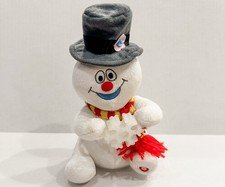 Gemmy Animated Singing Frosty The Snowman Holding Snowflake TESTED WORKING