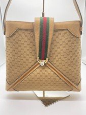 Gucci Vintage Micro GG PVC Sherry Line Shoulder Bag Authenticity