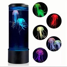 LED Jellyfish Lava Lamp USB Night Light Color Changing Electric Aquarium