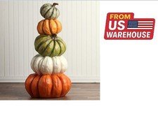 Lighted Harvest Stacked Pumpkins Fall Decor LED Porch Yard Accent 2025 New