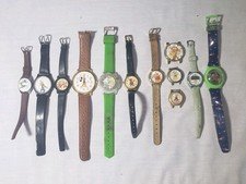 Lot Of Vintage Disney Watches Lorus Mickey Pooh Tigger Cinderella Tinkerbell