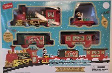 Mickey Mouse Holiday Express 12 Piece Christmas Train Set w/Light & Sound Disney