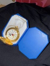 Mickey Mouse pocket watch new in Box quartz By VERICHRON