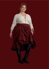NEW Torrid 2 2X Steampunk Dress Poplin Plus Sz 18-20 Victorian Saloon Cosplay