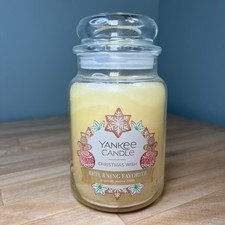 NEW Yankee Candle CHRISTMAS WISH Large Jar Candle Returning Favorite 22 oz RARE