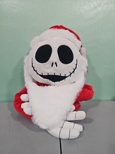 Nightmare Before Christmas Jack Skellington Santa Plush Tree Topper Hugger 11.5"