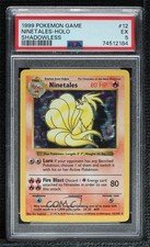 Ninetales Holo Shadowless Pokemon Base Set PSA 5 1999