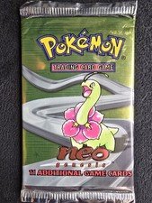 Pokemon English Neo Genesis Unlimited Edit Booster Pack Factory Sealed