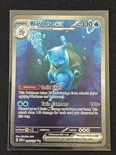 Pokemon TCG Scarlet & Violet 151 Blastoise EX SIR Holo Card 200/165