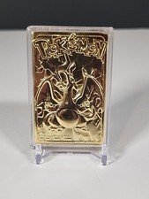 Pokémon Special Edition 23 karat Gold Plated Trading Card / #06 Charizard