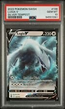 PSA 10 GEM MINT Lugia V 138/195 Ultra Rare Pokemon SWSH Silver Tempest 2022