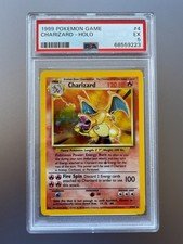PSA 5 Charizard #4 Holo Rare Base Set Unlimited Pokemon 1999