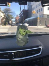 Star Wars Baby Yoda Figure The Mandalorian Force Awakens Car Pendant Gift