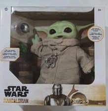 Star Wars Mandalorian The Child Baby Yoda 11" Plush Toy W Accessories Pendant