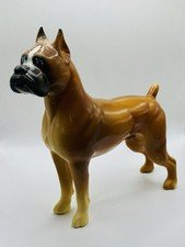 Vintage 1954-1974 Breyer No 66 Glossy Chestnut Male Boxer Dog 8.5"