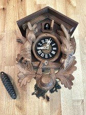 Vintage 1957 CUCKOO CLOCK 440 Movement W German J. Oelger Heidelberg 6900 REPAIR