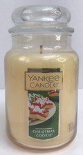 Yankee Candle CHRISTMAS COOKIE 22 Oz Large Single Wick Jar Candle NEW