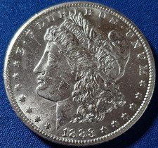 1883-CC Morgan Dollar High Grade, Nice BU Coin