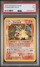 1999 POKEMON BASE SET UNLIMITED #4 CHARIZARD-HOLO PSA 5