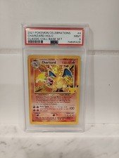 2021 Pokémon Celebrations Charizard Holo Mint PSA 9 Classic Set