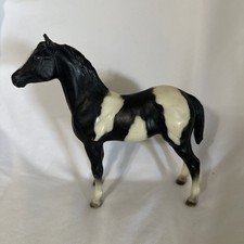 Breyer #231 Stock Horse Foal Black And White Pinto Traditional Vintage