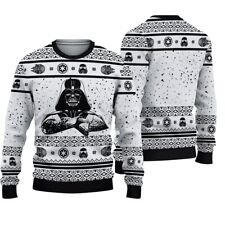 Christmas Star Wars Santa Vader Ugly Christmas Sweater For Men, Movie Sweater