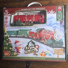 Classic Christmas Train Series Train Set Toy Lights, Smoke, Sounds (BIK)