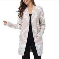Frye Ladies' Patterned Cardigan Sweater G51