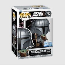 Funko Pop! Vinyl: Star Wars - Mandalorian with Grogu - Target (Exclusive) #772