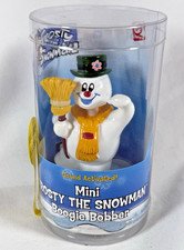 GEMMY Frosty the Snowman Mini Christmas Boogie Bobber, Sound Activated - NEW