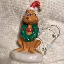 Gemmy How The Grinch Stole Christmas Blow Mold Max Dog 12" Tabletop